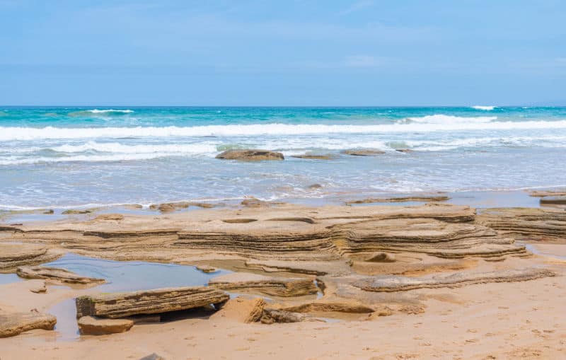 Soapy Rocks at Point Roadknight on the Surf Coast