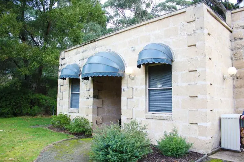 Exterior view of a villa at Marwood Luxury Villas in Halls Gap Grampians Victoria.