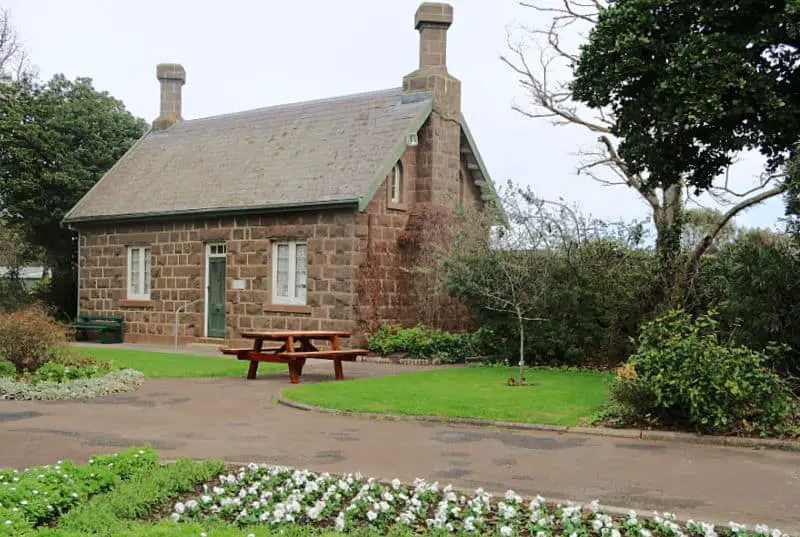 Curators cottage at the Portland Botanical Gardens in Victoria Australia.