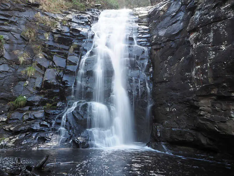 Sheoak Falls one of the Great Ocean Road waterfalls.