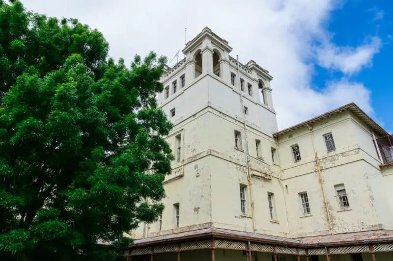 Outside view of Aradale Lunatic Asylum in Ararat Grampians region Victoria.