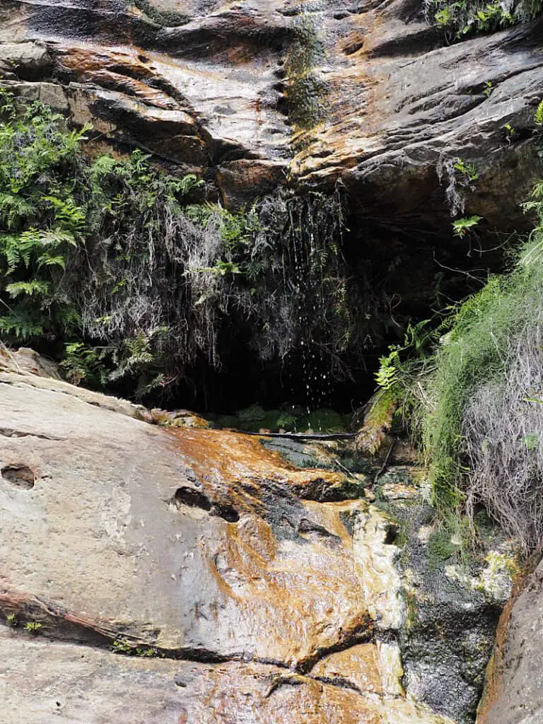 Beehive Falls in the Grampians is just a trickle in the summer months.