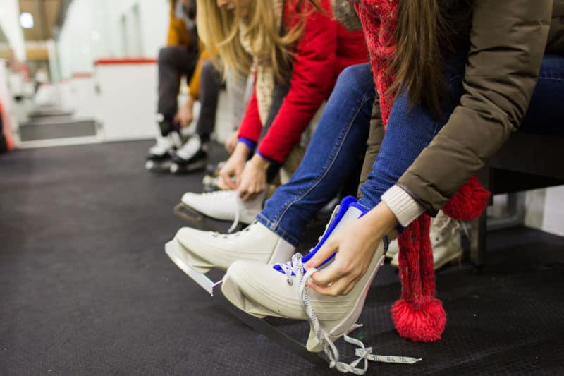 Ice skating at O'Brien's Ice House is one of the top things to do in the Docklands.