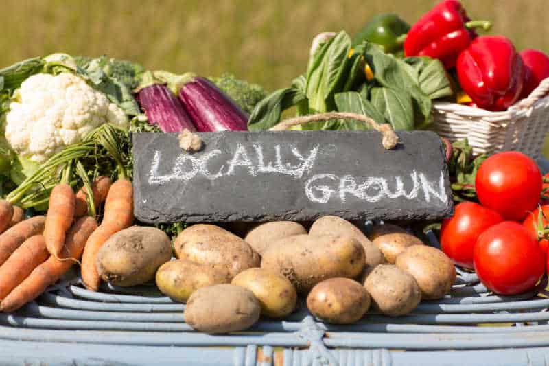 Fresh produce at a local Ocean Grove market.